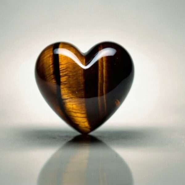 Heart shaped Tiger Eye